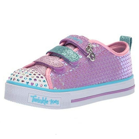 Skechers Twinkle LITE - Mermaid Magic Girls Traini - Picture 1 of 8